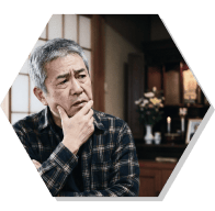 困っている人